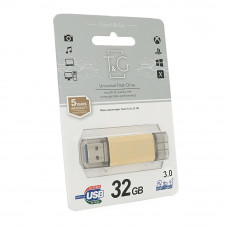 Флеш-накопичувач T&G 009 Star A, USB 3.0+Type-C, 32GB, Metal, Blister