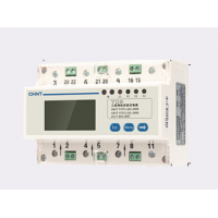 Трифазний електронний лічильник CHINT DDSU666-3-220/380V-5-80A, трифазний на DIN-рейку, 220/380V, 80A, LCD, 95*120*75mm