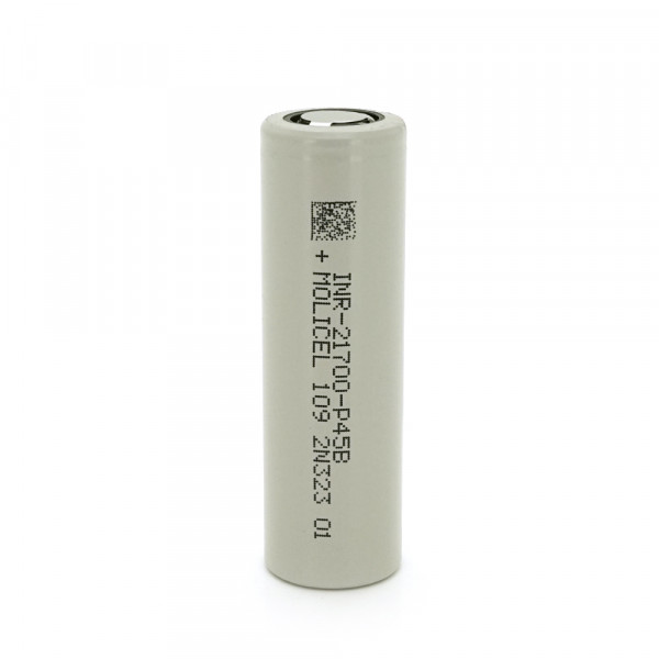 Акумулятор 21700 Li-Ion Molicel INR-21700-P45B(B) 4Ah, 45A, 4.2/3.6/2.5V, Gray