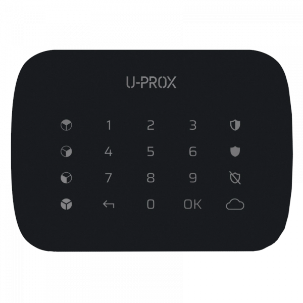 Бездротова сенсорна клавіатура для 4-х груп U-Prox Keypad G4 White