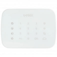 Бездротова сенсорна клавіатура для 4-х груп U-Prox Keypad G4 White