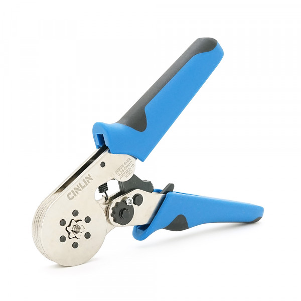 Крімпер CINLINELE HCS8 6-6 для обтиску кабельного накінечника, 0.25-6mm2, Blue
