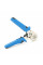 Крімпер CINLINELE HCS8 6-6 для обтиску кабельного накінечника, 0.25-6mm2, Blue