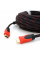 Кабель Merlion HDMI-HDMI 30m, v1.4, OD-7.4mm, 2 фільтри, обплетення, круглий Black/RED, конектор RED/Black, (Пакет) Q20