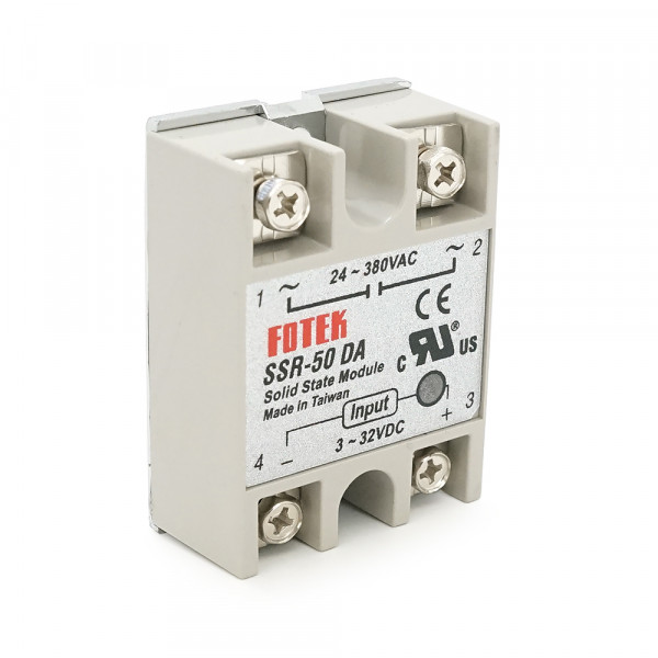 Твердотільні реле Fotek SSR-50DA 50А 24-380VAC