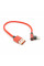 Кабель USB для Type-C (male to male), QC3.0, PD, довжина 0.25м, обплетення, Red