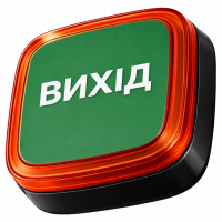 Бездротовий світловий адресний пожежний сповіщувач Ajax EN54 FireProtect (VAD) ВИХІД Black