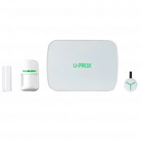 Комплект бездротової охоронної сигналізації U-Prox MPX G KF kit White (прилад охоронний MPX G, датчик руху PIR, геркон WDC, брелок Keyfob)