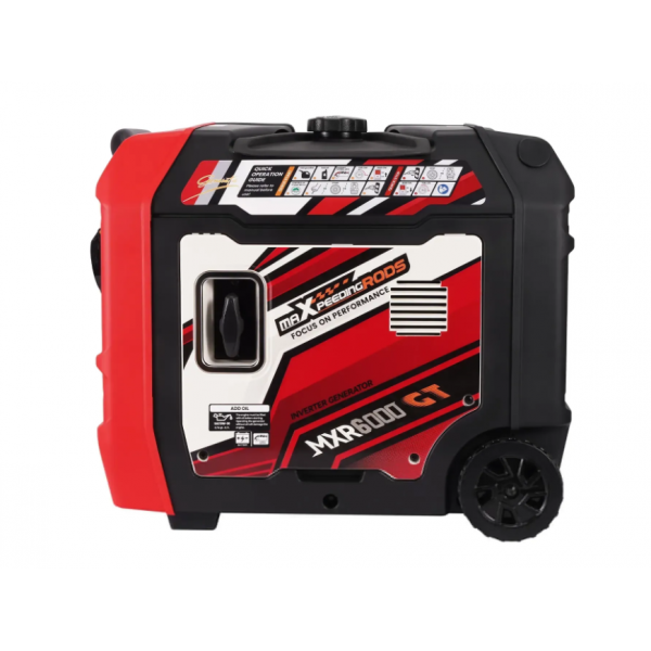Генератор инверторный БЕНЗИНОВЫЙ MXR6000GT (5,5kW), однофазний, 220V, 50Hz, об'єм бака 11.5л, електростартер, Bluetooth