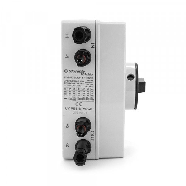 Ручний вимикач DC1000-GL, 1000V, 20A, 1St, IP66, Grey