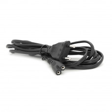 Кабель живлення 3.0m, 0.5mm, PC-184/2 CEE7 / 16-C7 2 pin (для побутової техніки), Black, OEM Q325