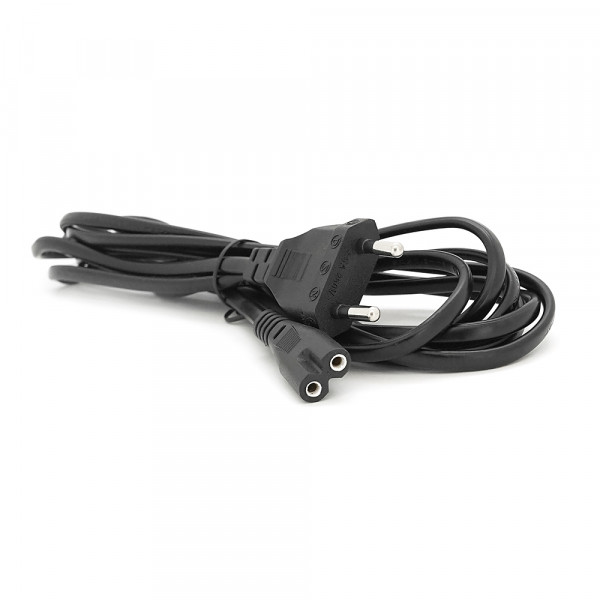 Кабель живлення 3.0m, 0.5mm, PC-184/2 CEE7 / 16-C7 2 pin (для побутової техніки), Black, OEM Q325