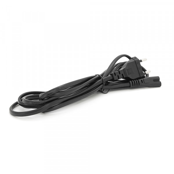 Кабель живлення 3.0m, 0.5mm, PC-184/2 CEE7 / 16-C7 2 pin (для побутової техніки), Black, OEM Q325