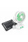 Вентилятор GDTIMES GD 8023, Solar+ вбудований акумулятор, 1*USB лампочка, Box