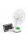 Вентилятор GDTIMES GD 8069LI, 12", Solar+ вбудований акумулятор, 2*USB лампочки, Box