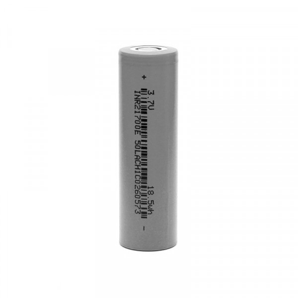Акумулятор 21700 Li-Ion Samsung (For Tesla) INR21700E, 4000mAh-5C, 4.2/3.7/2.5V, Gray, 2 шт. в упаковці, ціна за 1 шт