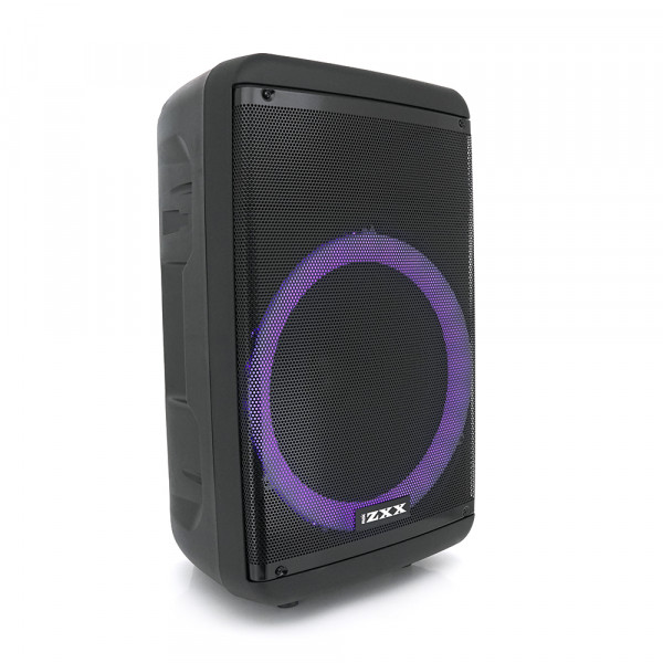 Потужна акустична система з підсвічуванням ZXX-7878, 60W, 2 Bluetooth мікрофони, вбудований акум 12B 5A, живлення 220в, Black, Box