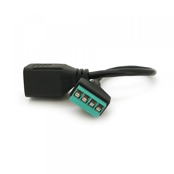 Роз'єм для підключення RJ-45(F) (4 контакти) з клемами під кабель Q100