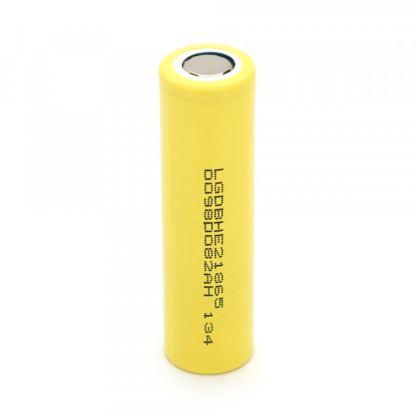 Акумулятор 18650 Li-Ion LG LGDBHE21865, 1600mAh, 20A, 4.2 / 3.6 / 2.5V,  Yellow, PVC BOX, 2 шт. в упаковці, ціна за 1 шт