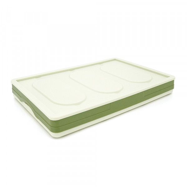 Органайзер пластиковий з кришкою у багажник автомобіля, 500x350х290mm, Green