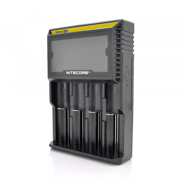 Зарядний пристрій універсальний Nitecore Digicharger D4, 4 канали, LCD дисплей, підтримує Li-ion, Ni-MH та Ni-Cd AA (R6), ААA (R03), AAAA, С (R14)