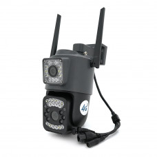 2+2Мп 4G відеокамера з двома об'єктивами вулична SD/карта YOSO YO-IPC41D4MP50 PTZ 2.8mm V380