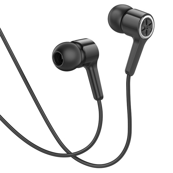 Навушники провідні HOCO M104, роз'єм Jack3.5, 1.2m, Black, Box