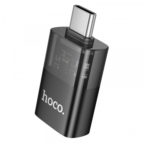 Перехідник HOCO UA36B USB3.0(F) => Type-C(M), Black, Box