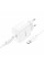 Набір СЗУ 110-240V HOCO C76A Pro+ Type-C кабель, USB-C, PD30W, кабель 1м, White, Box