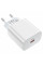 СЗУ 110-240V HOCO C76APlus, USB-C, PD20W, PPS, QC3.0, White, Box