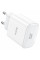 СЗУ 110-240V HOCO C76APro, USB-C, PD30W, PPS, QC3.0, White, Box