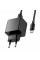Набір СЗУ 110-240V HOCO CS17A+ кабель Type-C, 1xUSB, 22.5W, 1м кабель, Black, Blister