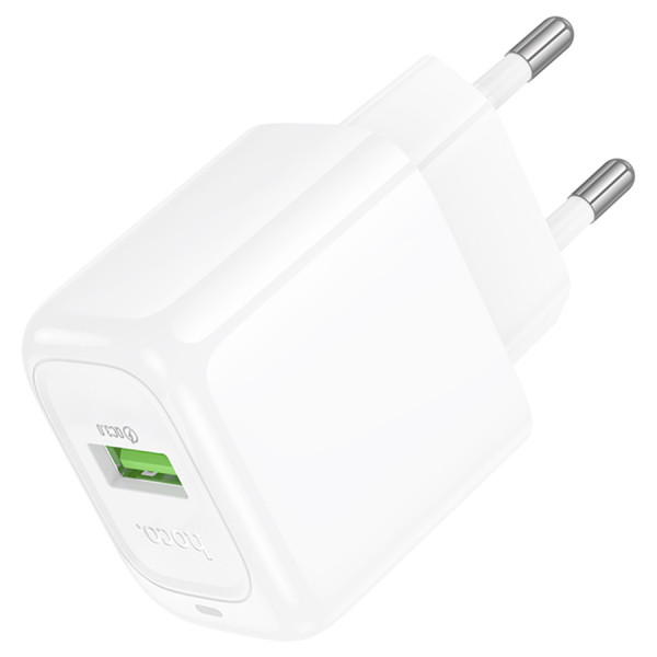 СЗУ 110-240V HOCO CS52A 1xUSB, 18W, White, Blister