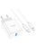 Набір СЗУ 110-240V HOCO C104A + кабель Lighting, 1xUSB-C, PD20W, кабель 1м, White, Box