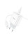 Набір СЗУ 110-240V HOCO C104A + кабель Lighting, 1xUSB-C, PD20W, кабель 1м, White, Box