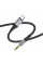Кабель HOCO UPA26 DC3.5 (тато) => Type-C (тато), круглий в обплетенні, 1м, Black, Box