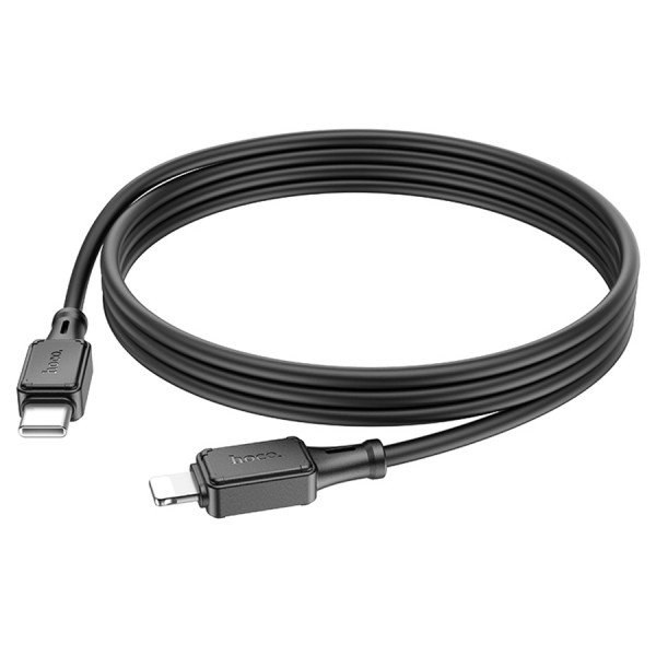 Кабель Hoco X101 Silicone, Type-C-Lighting, 27W, довжина 1м, Black, BOX