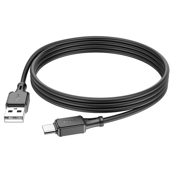 Кабель Hoco X101 Silicone, Type-C-USB, 3А, довжина 1м, Black, BOX