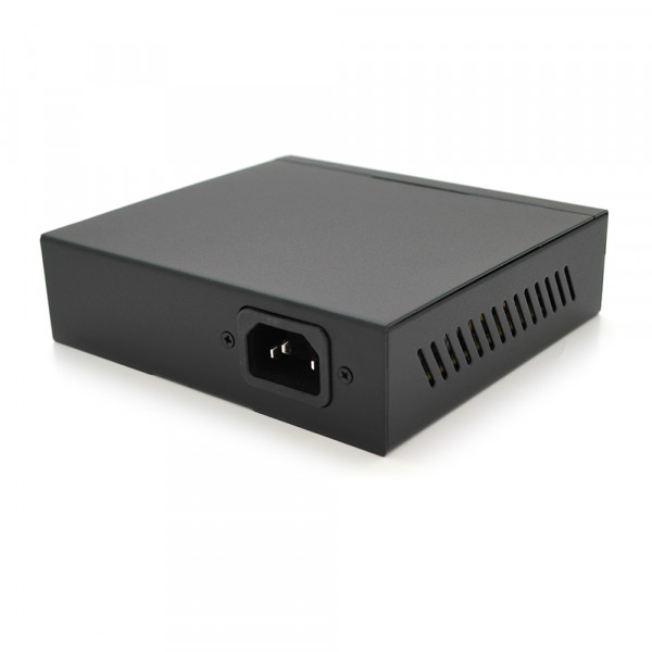 POE комутатор Merlion 4 POE 10/100 + 2 RJ45 10/100 вбудований блок живлення 52V 1.05A