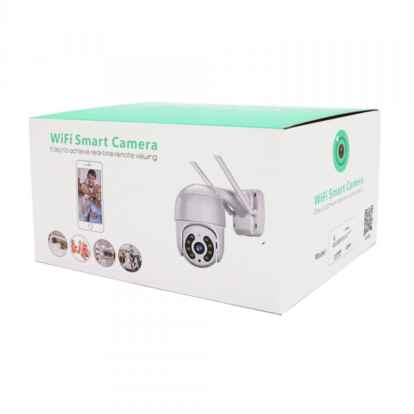 8Мп Wi-Fi відеокамера вулична SD/картка PiPo PP-IPC27D8MP20 PTZ 2.8mm ICSee