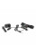Потужна акустична система з підсвічуванням ZXX-7373, 400W, Дротовий мікрофон, вбудований акум 12В 7А, живлення 220в, Black, Box