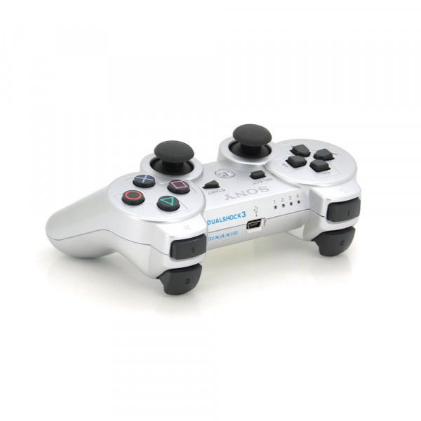 Геймпад бездротовийї для PS3 SONY Wireless DUALSHOCK 3 (Silver), 3.7V, 500mAh, Blister