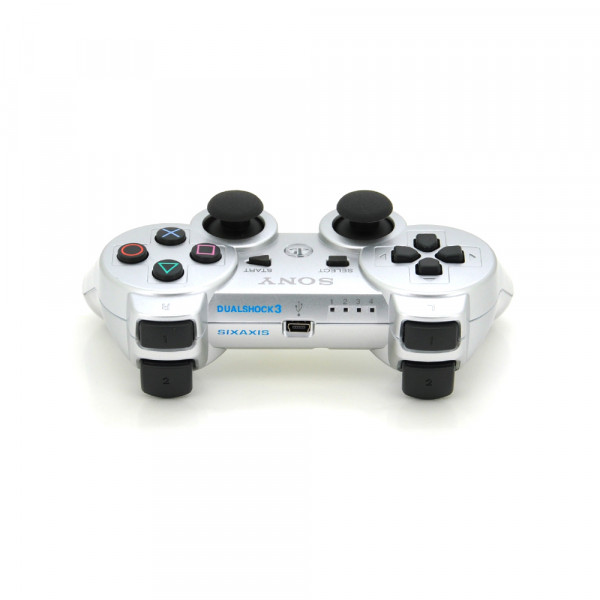 Геймпад бездротовийї для PS3 SONY Wireless DUALSHOCK 3 (Silver), 3.7V, 500mAh, Blister