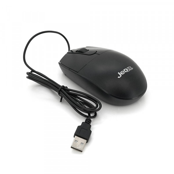 Миша провідна JEDEL W230+, 1000DPI, Black, Box