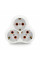 Розетка трійник з заземленням AK303, White, Q10