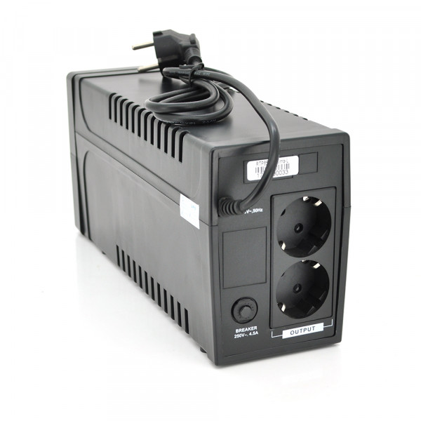 ДБЖ Ritar RTP850 (510W) Proxima-L, LED, AVR, 2st, 2xSCHUKO socket, 1x12V9Ah, plastik Case. NEW!