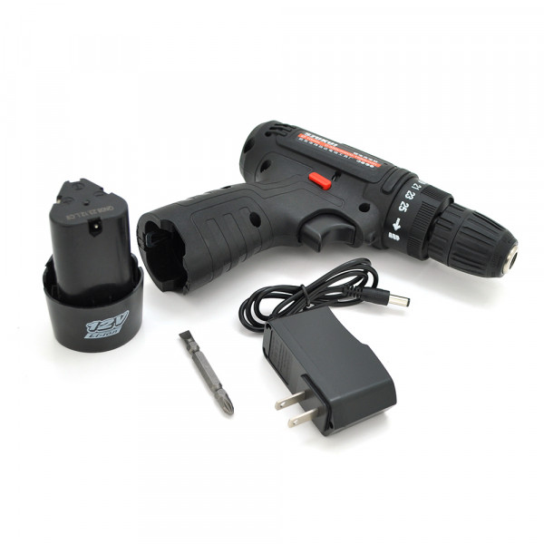 Шуруповерт SZUKUI ручний багатофункціональний, 12V, 550-1550 r/min + переходнік