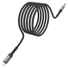 Кабель Borofone BL15 DC3.5 (тато) => Lighting (тато), круглий, 1м, Gray, Box