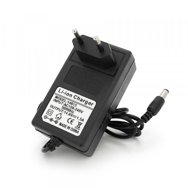 Зарядний пристрій для акумуляторів LiFePo4 12V(14,6V),4S,1.5A,штекер 5,5*2,5,з індикацією,BOX