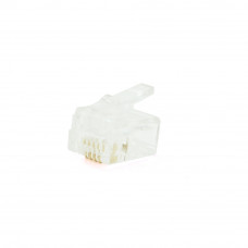 Коннектор PiPo RJ-11 6P4C UTP Cat-3 (100 шт / уп.) Q10